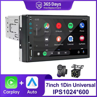 1 Din Carplay Car Radio Multimedia 7‘’ IPS Touch Screen Wired Carplay Android Auto Bluetooth USB SD Universal Autoradio 1din mp5
