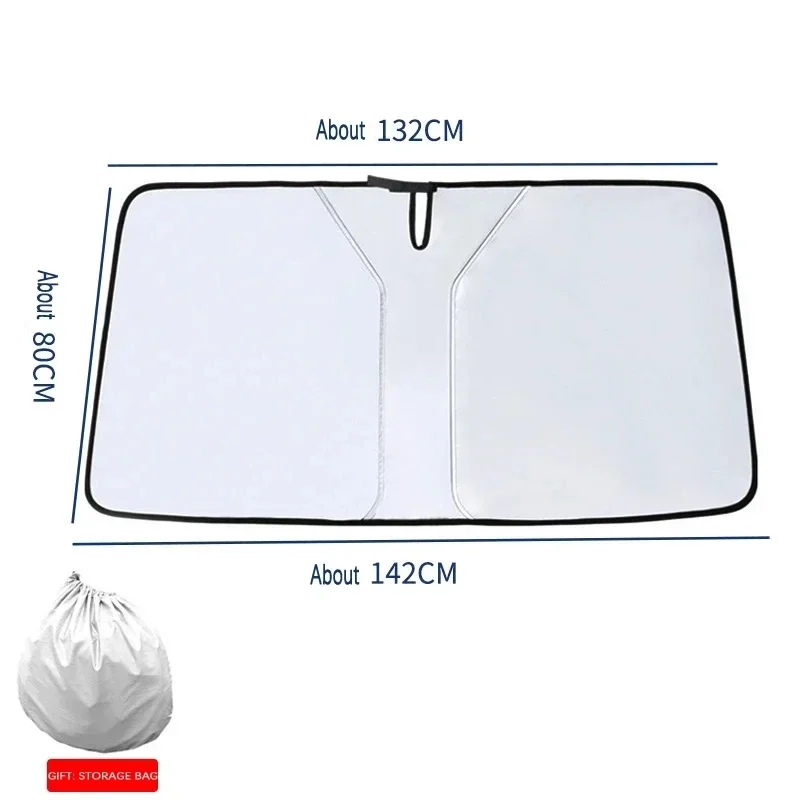 Car sunshade front shield Sunblock thermal insulation sunshade shield Interior windshield car cover sunshade umbrella