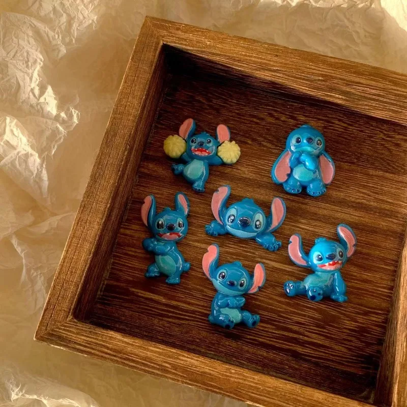 Disney Stitch Decorazione tridimensionale Accessori fai da te Adesivi per auto Magneti da frigorifero Regali creativi fai da te per bambini