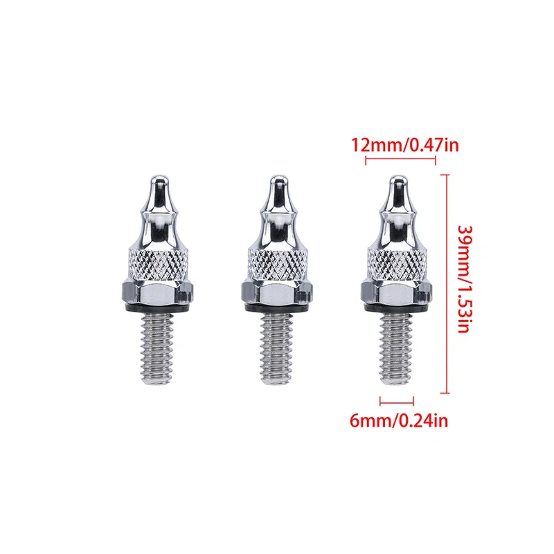 Motorcycle Spike Billet Windshield Windscreen Mounting Stud Screw Touring Electra Glide Standard EFI FLHTI 2003 2004 2005 2006