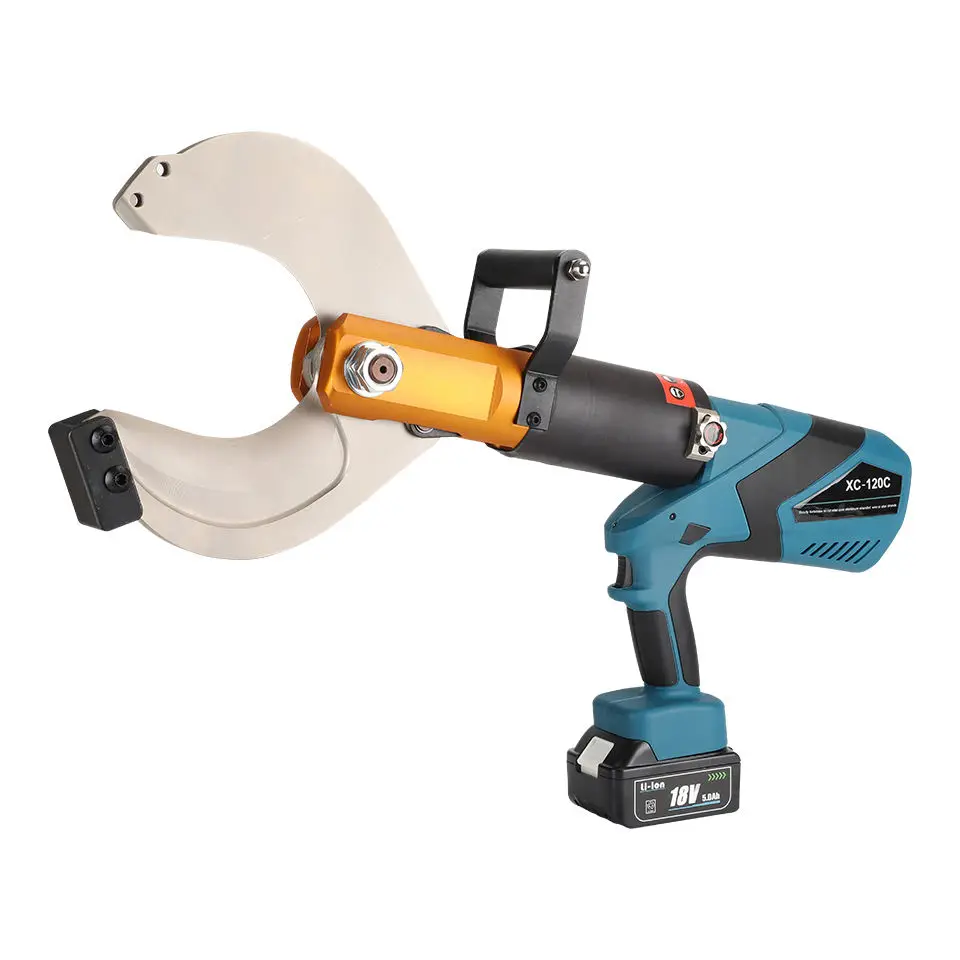 

XC-120C Battery Operated Stainless Steel Hydraulic Cable Cutting Tool for CU/AL Cable Crimping
