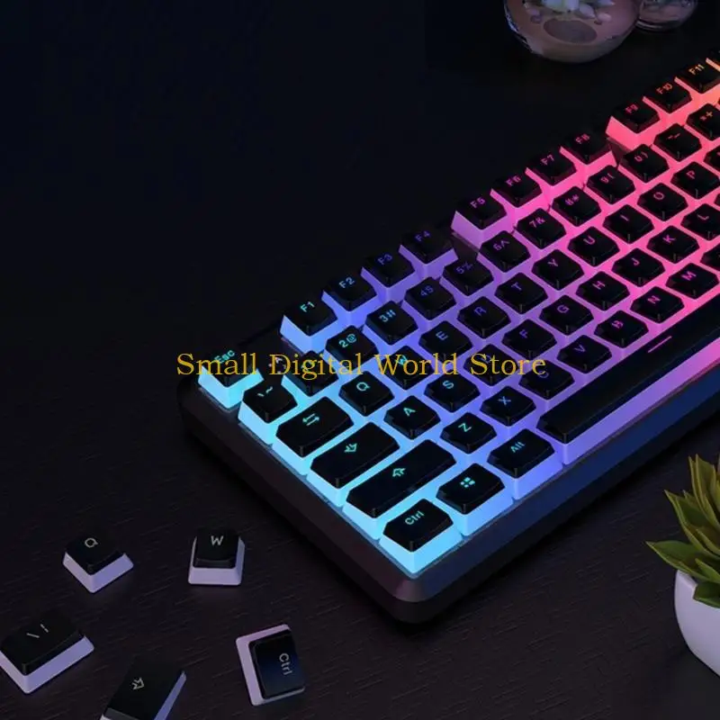 77ub 117 Kunci Keycaps OEM Formx Switch Mekanik Keyboard Terpalus Lampu Translucent