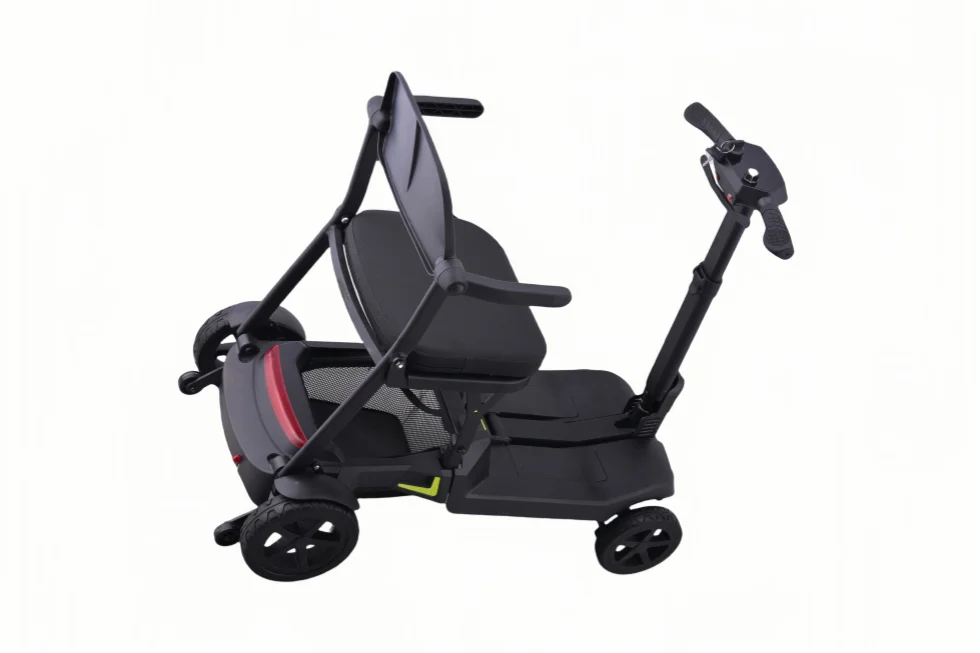 Vierrädriger Elektroroller, Mobilitätsroller für ältere Menschen mit Sitz, 30 km Langstreckenfahrten, Mobilitätsroller für behinderte Menschen