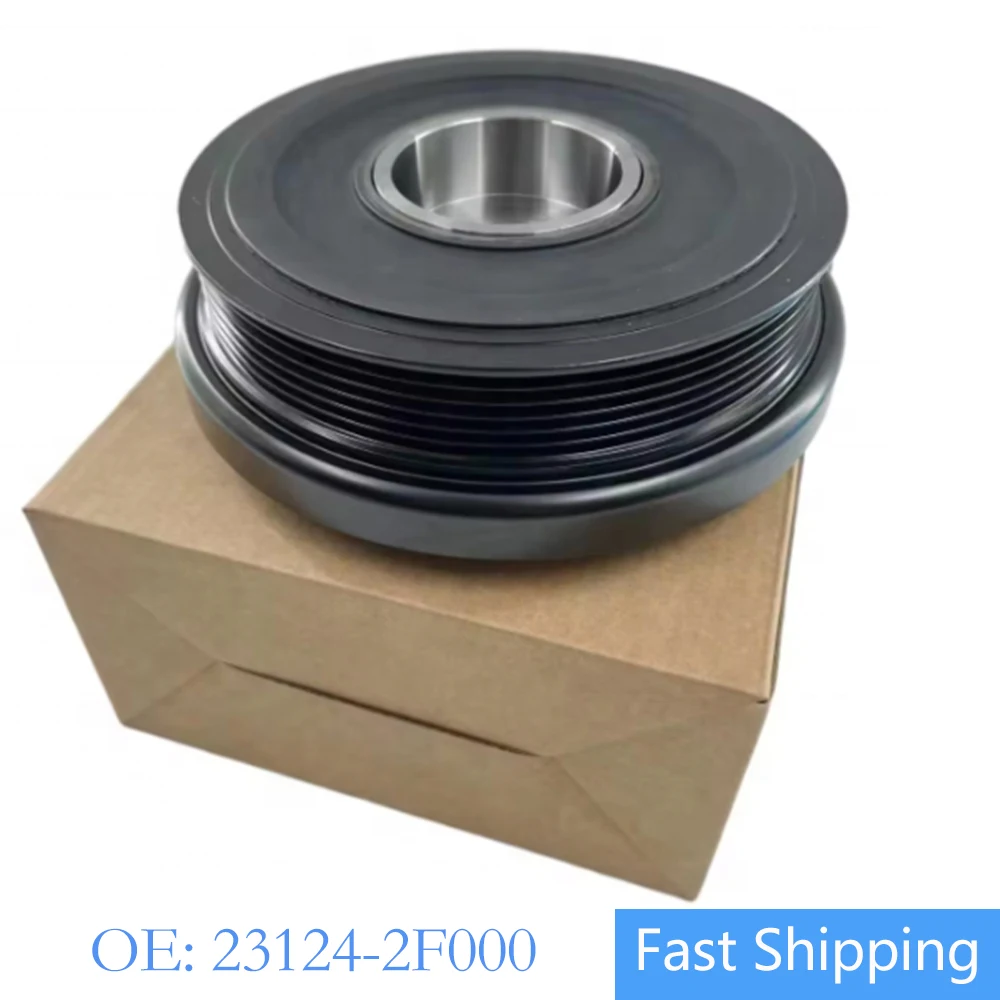 

New Crankshaft Pulley Fit for Hyundai ix35 2.0 CRDi Kia Sedona 2.2 CRDi 231242F000 23124-2F010 23124-2F60
