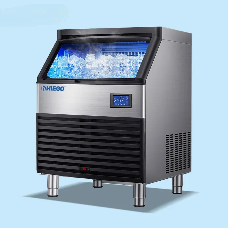 

Machine 200LBS/24H Tube Commercial ice Cube makers Air Cooling with NANO Blue light