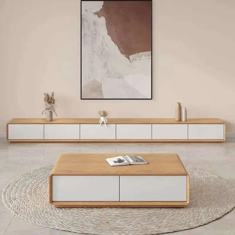 

Wood Tv Stands Modern Minimalist White Floor Storage Center Display Tv Table Small Office Shelf Suporte Para Tv Trendy Furniture
