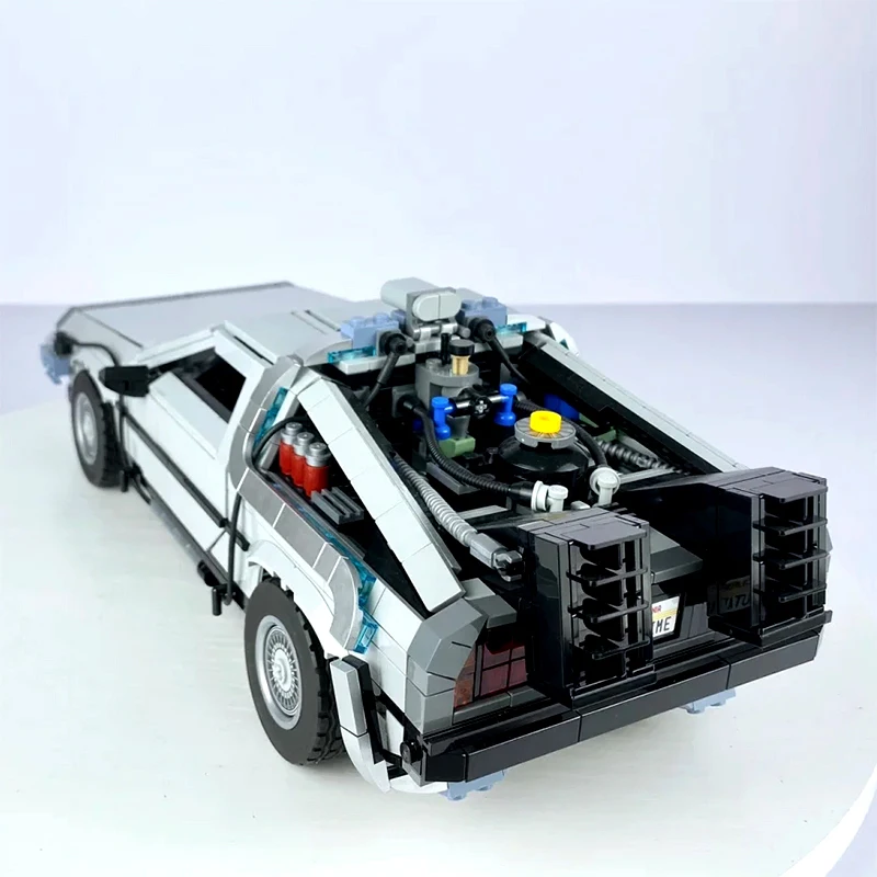 2025 Nuovo 1872 Pz Ritorno al futuro Macchina del tempo Blocchi di costruzione Mattoni per auto tecniche Costruire giocattoli di compleanno Regali per bambini Ragazzi