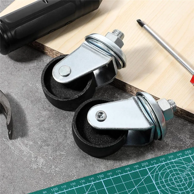 Martinetti da pavimento da corsa in ghisa con 2 pezzi per martinetto da pavimento da 4 tonnellate, ruote girevoli, stelo da 16 mm, parti di ricambio per martinetto da pavimento