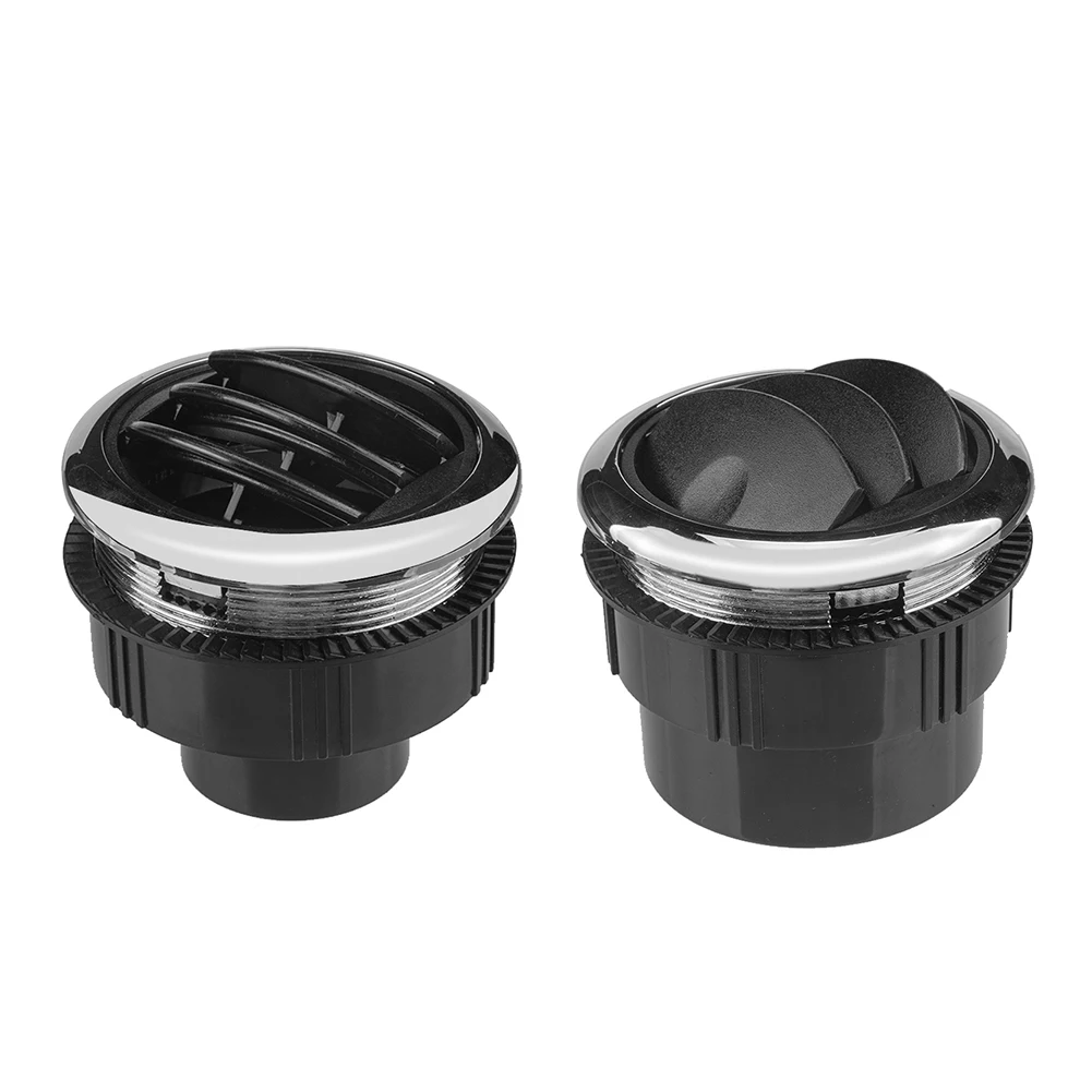 سيارة تنفيس لوحة القيادة تكييف الهواء تنفيس منحرف دوران منفذ الهواء تنفيس حافلة مستديرة منفذ الهواء العالمي لمدرب الحافلة RV #1