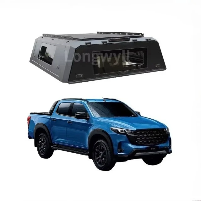 

Hard Aluminum Truck Tub Topper for BT-50 Customized Pickup Truck Bed Camper Shell Smart Cap Waterproof Canopy