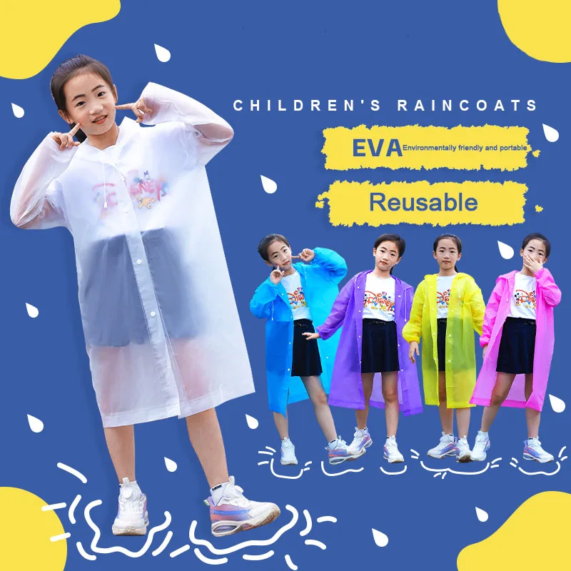 

2025 Golf Waterproof Children's Raincoat Non-disposable Hiking Rain Gear Jacket Portable Outdoor Accessories Children's Raincoat