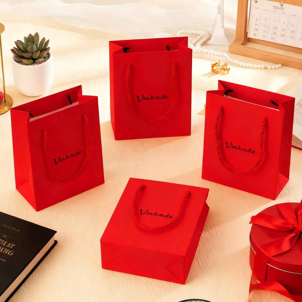 

Custom Logo Boutique Luxury Perfumes Wedding Gift Bags Bracelet Jewelry Packaging Small Shopping Paper Tote Bag With Handles