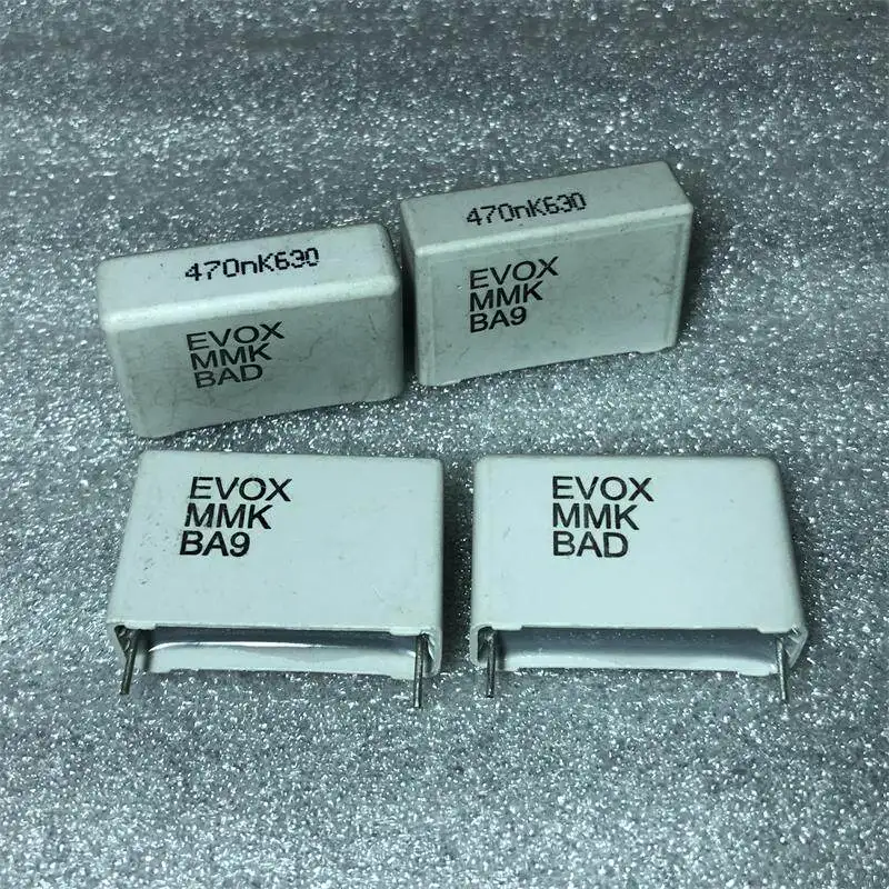 50pcs  Film Capacitor for Audio Coupling, RIFA EVOX MMK 470nk 0.47UF 630V Copper Lead