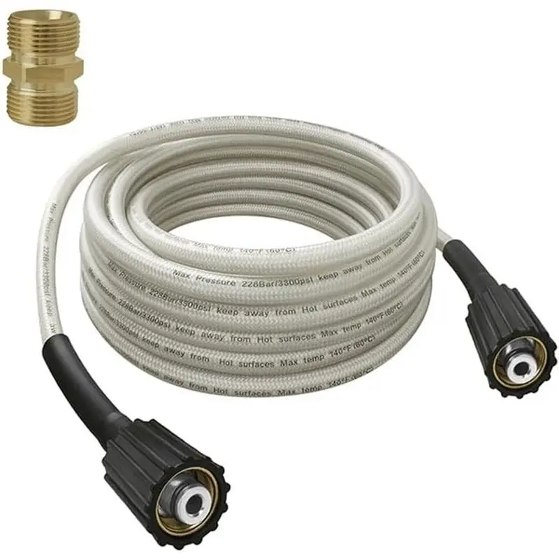 AB34-Pressure Washer Hose 32.8 FT, 1/4-Inch Quick Connect, Replacement For Greenworks 5200402, Up To 2000 PSI