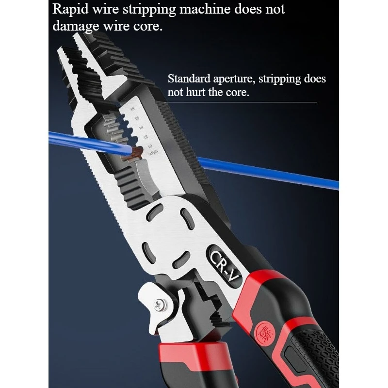 Multifunctional pliers for taking out the sliding thread and broken thread of carp with sliding screw and fishmouth.