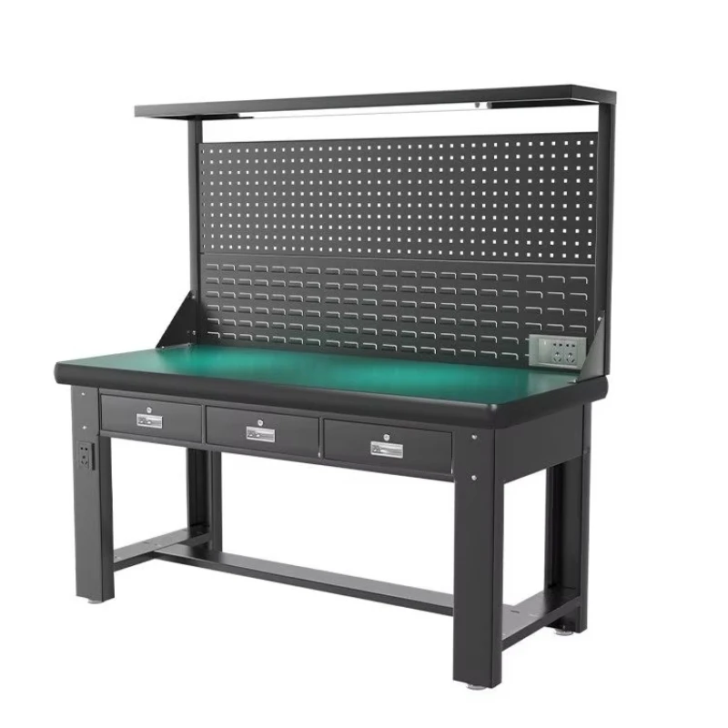Heavy duty stainless steel anti-static commercial workbench tool repair bench workshop operation laboratory