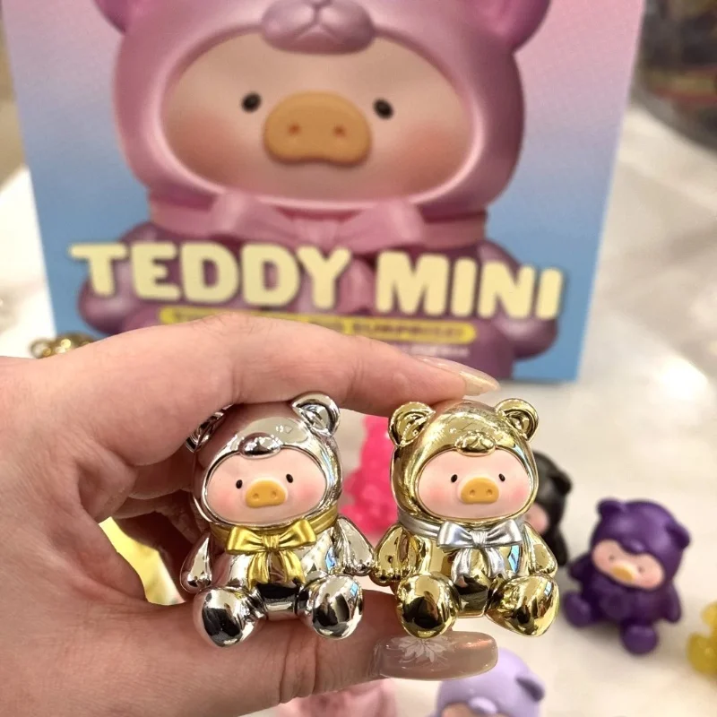 Original Canned Pig Lulu Teddy Cute Granule Bag Blind Box Teddy Mini Figurine Peripheral Collectible Cartoon Gift Ornament