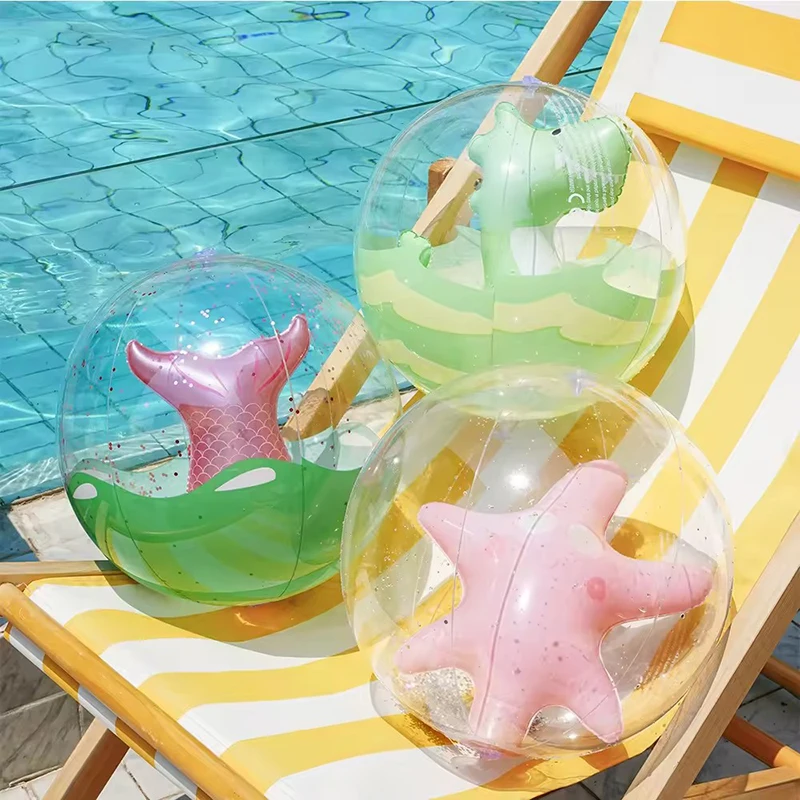 Inflatable Swimming Pool Float Pool Accessories Swimming Pipe Inflatable Beach Ball Pool Float Ring Summer Beach Party