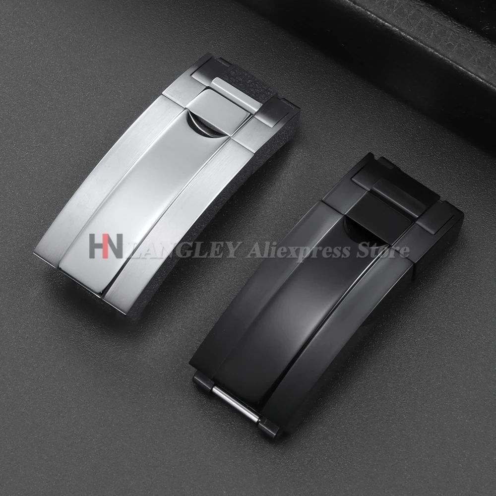 롤렉스 DAYTONA SUBMARINER GMT Date-just Yacht-Master 빠른 조정 버클 9mm * 9mm 용 고급 316L 스테인레스 스틸 시계 밴드 걸쇠