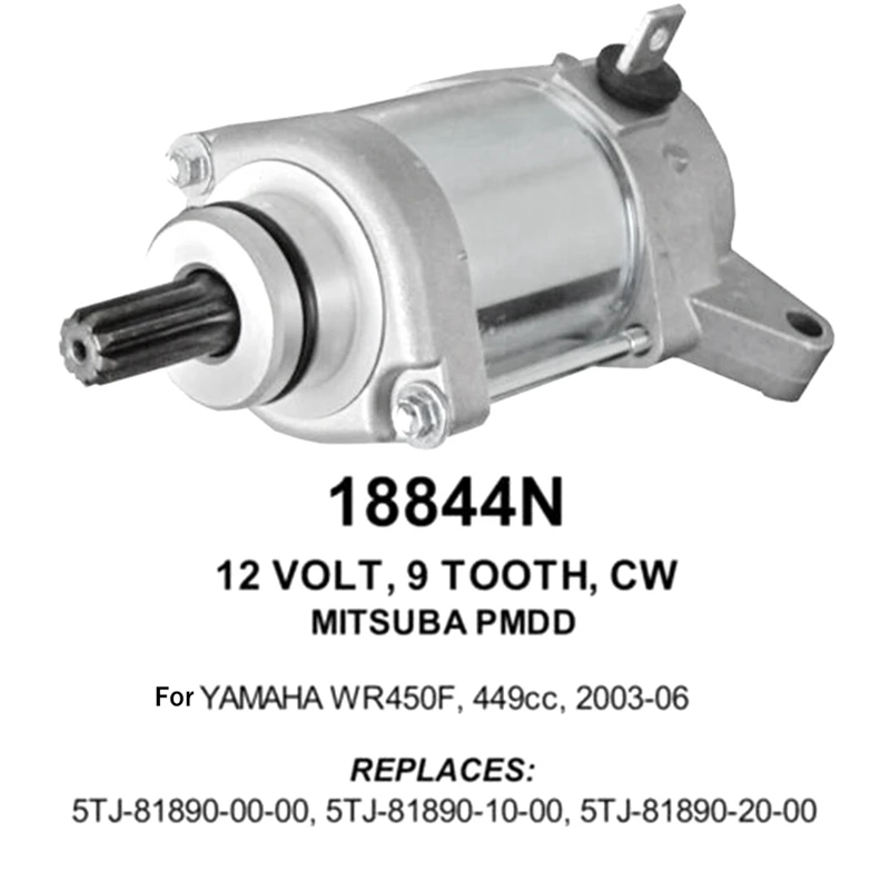 Starter Motor Engine Starting For Yamaha WR450 WR450F WR 450 2003-2006 5TJ-81890-00-00 5TJ-81890-20-00 5TJ-81890-10-00