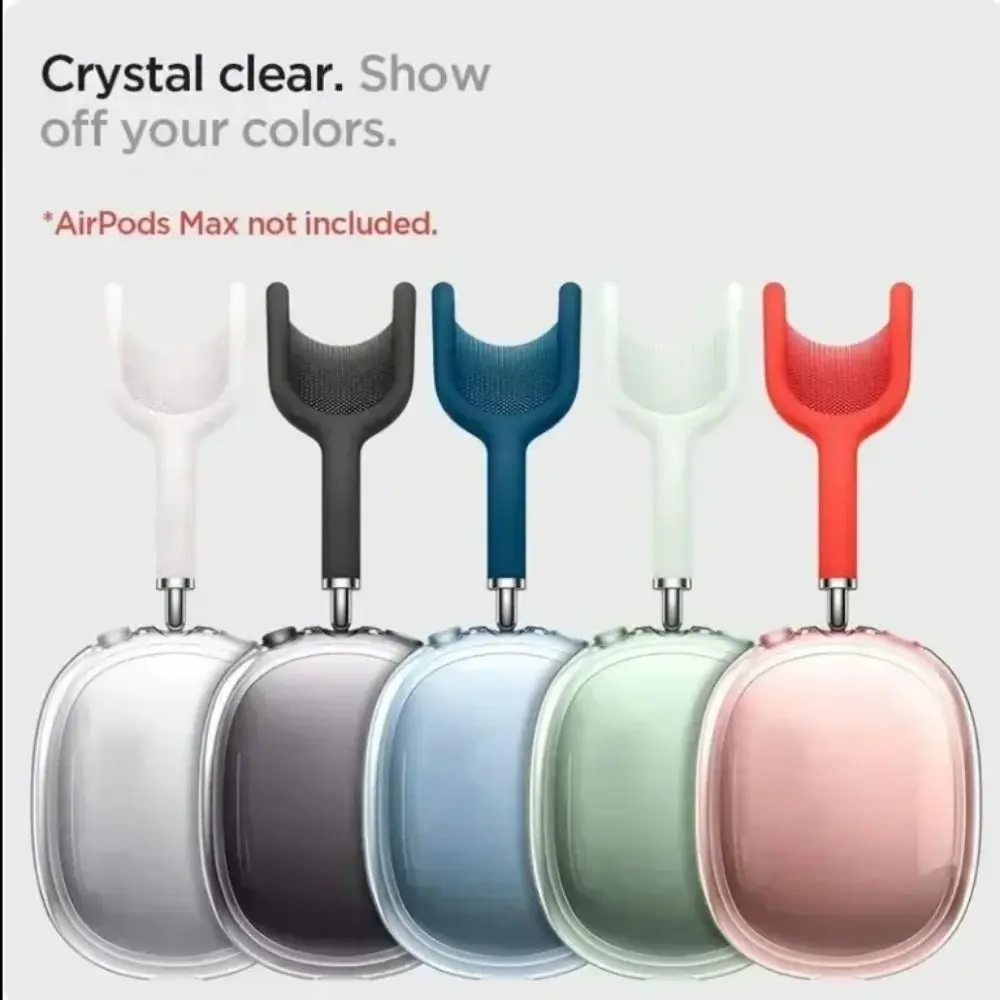 for Apple Airpods Max headphones Premium silicone protective sleeve and exquisite TPU transparent case. Overwhelming popularity!