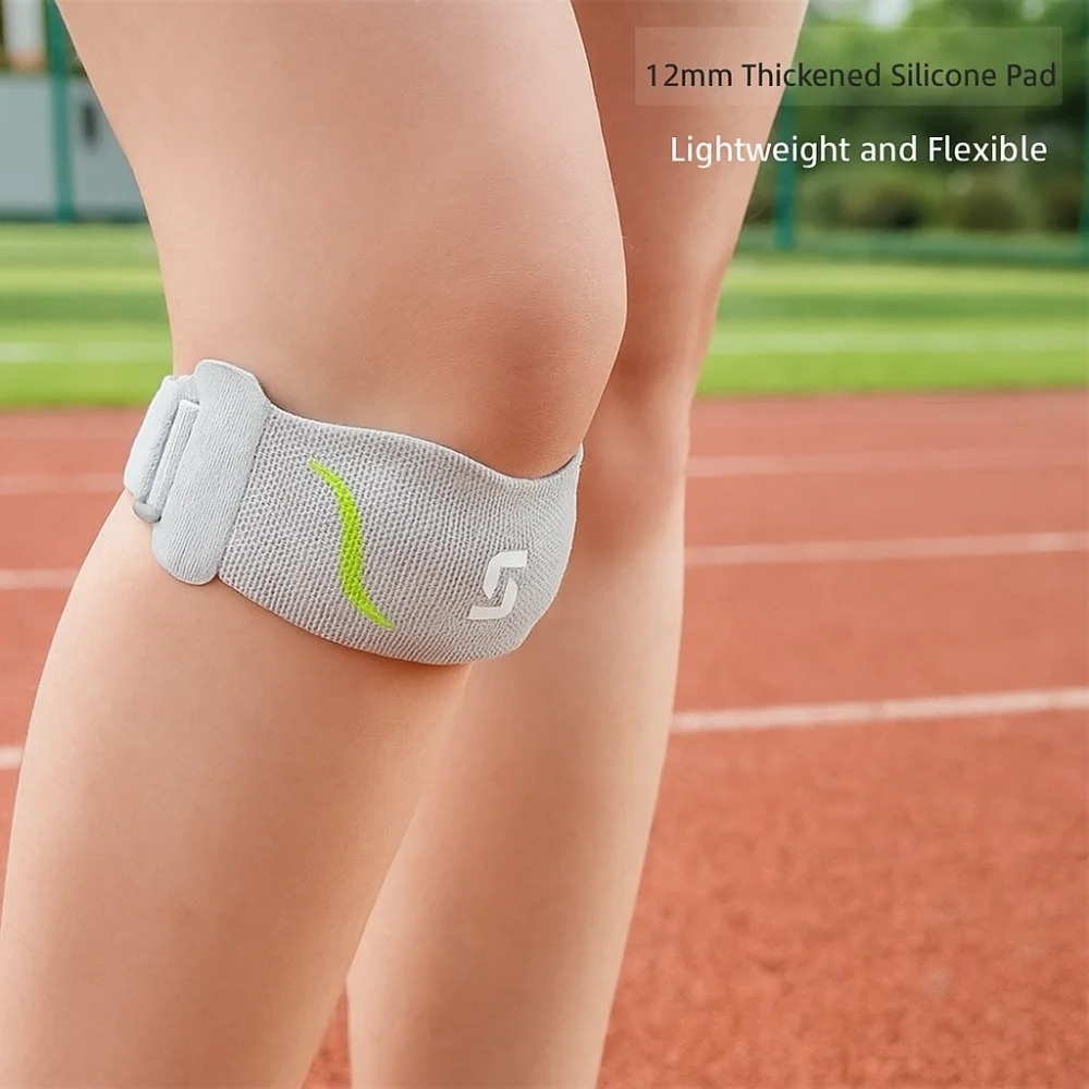 

Comfortable Patella Tendon Knee Straps High Elastic Knee Support Sports Knee Pad Adjustable Lightweight Patella Band