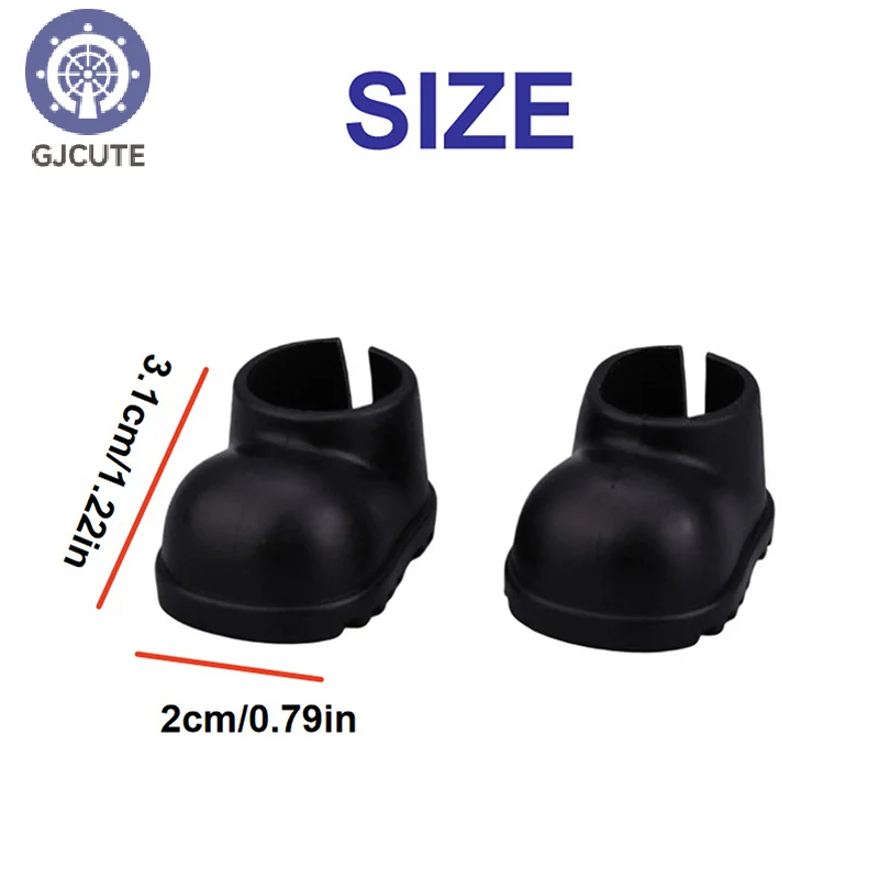 15/17cm Doll Shoes Plastic Mini Shoes For Dolls Mini Finger Shoes Clothing Accessory For 6.9 Inch Dolls Blind Box Doll