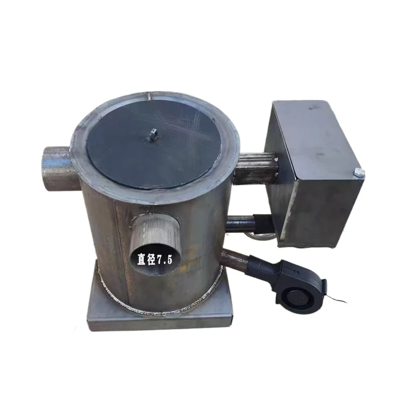 New Waste Oil Burning Heater Hot Air Furnace for Home Heating Cooking Farm Greenhouse Temperature Raising Use