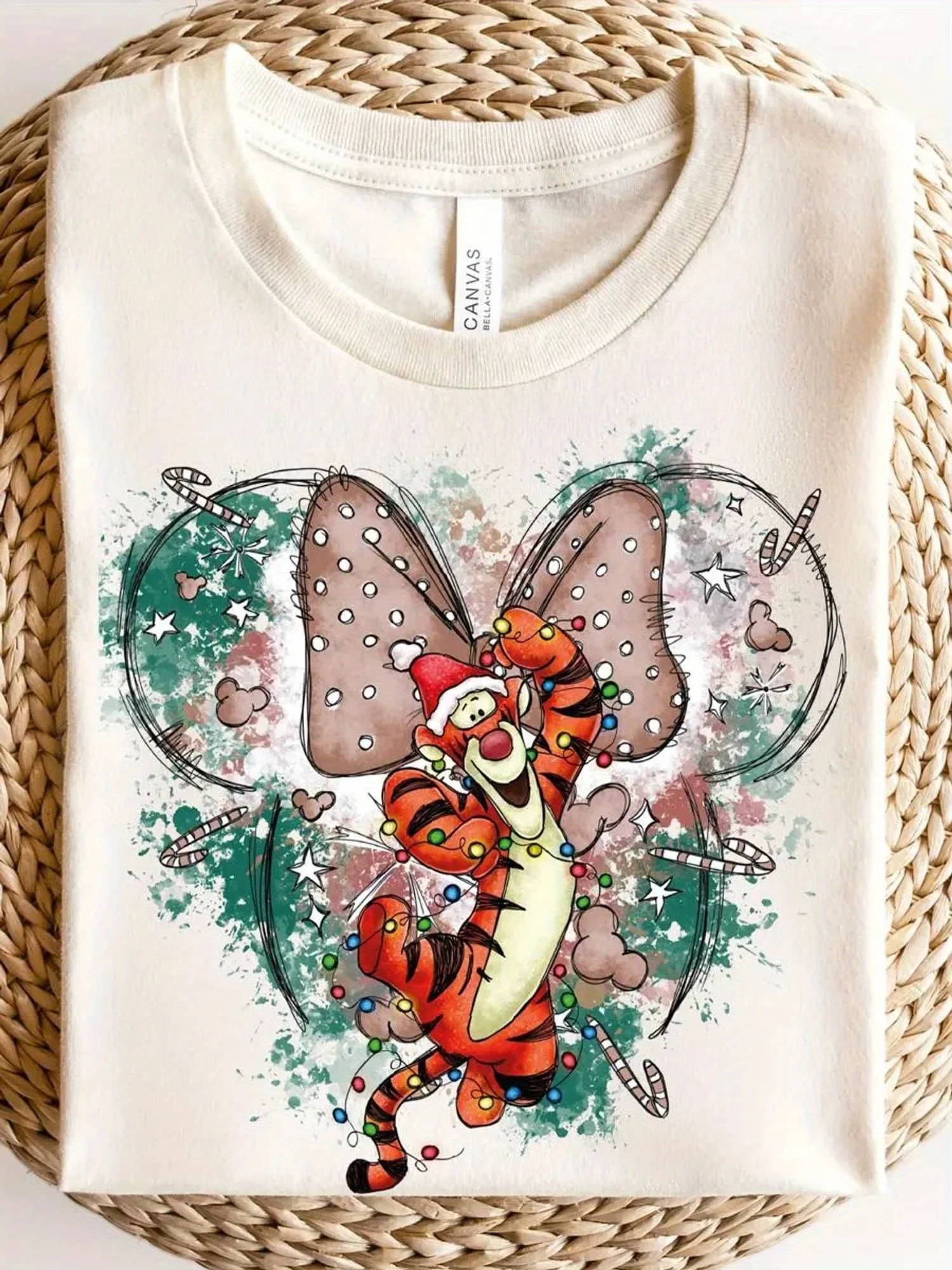 

Disney Winnie the Pooh T-shirt-,Eeyore, Tigger, Pig-birthday party set, Christmas short sleeve printing.