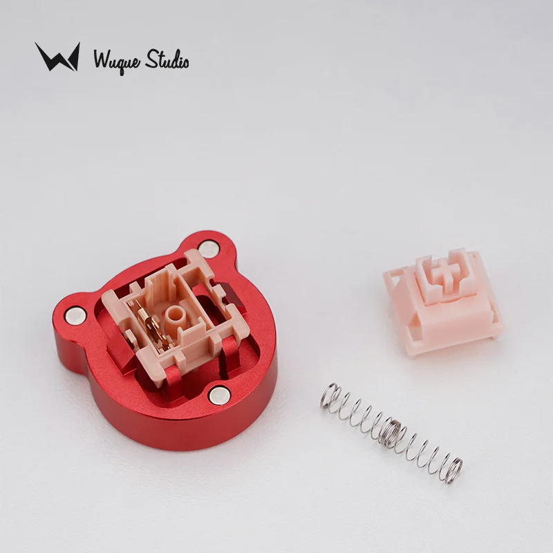 WuqueStudio Mini Bär Schalteröffner Aluminium magnetisch für Cherry Mx Kailh mechanische Tastatur