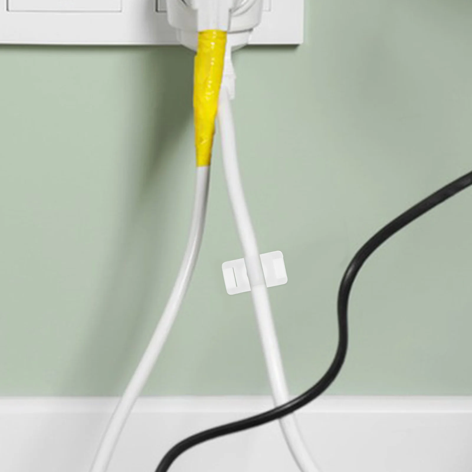 

100pcs Cable Tie Mount Base Saddle Type Heavy Duty Wire Organizer Clips For Home Office Zip Tie Holder Fixing Bracket Cable Ties