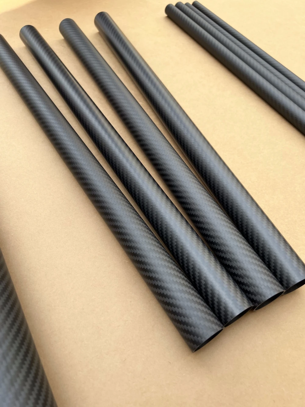 2 قطعة 500 مللي متر 3K أنبوب ألياف الكربون ماتي وسطح لامع أنبوب الكربون OD 4,5,6,7,8,9,10,11,12,13,14,20 مللي متر لآلة حماية النباتات #6