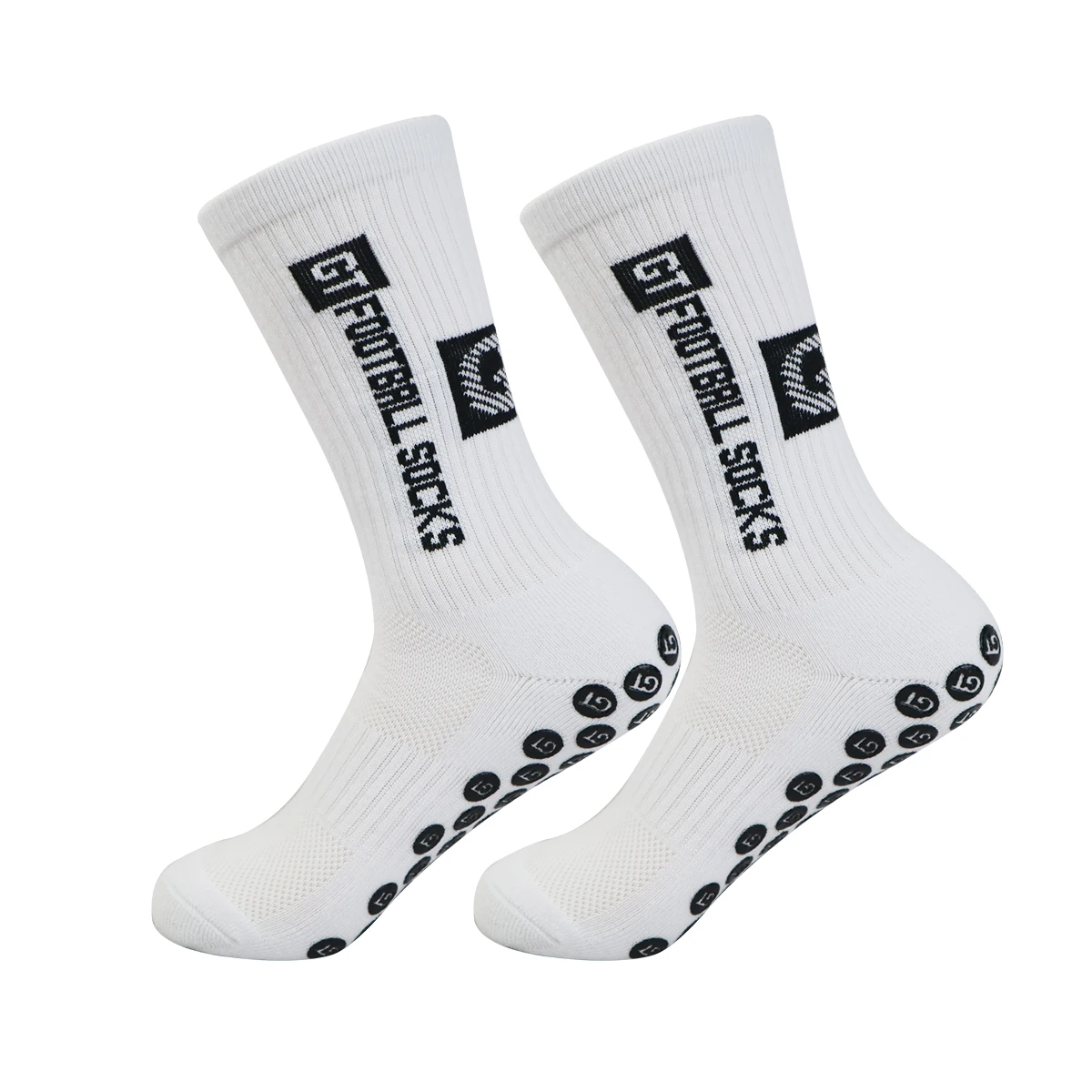 زوج واحد من جوارب كرة القدم غير القابلة للانزلاق للرجال والنساء، جوارب رياضية ناعمة ومريحة من أسفل المنشفة ماصة للعرق وقابلة للتنفس لكرة السلة والرجبي #2