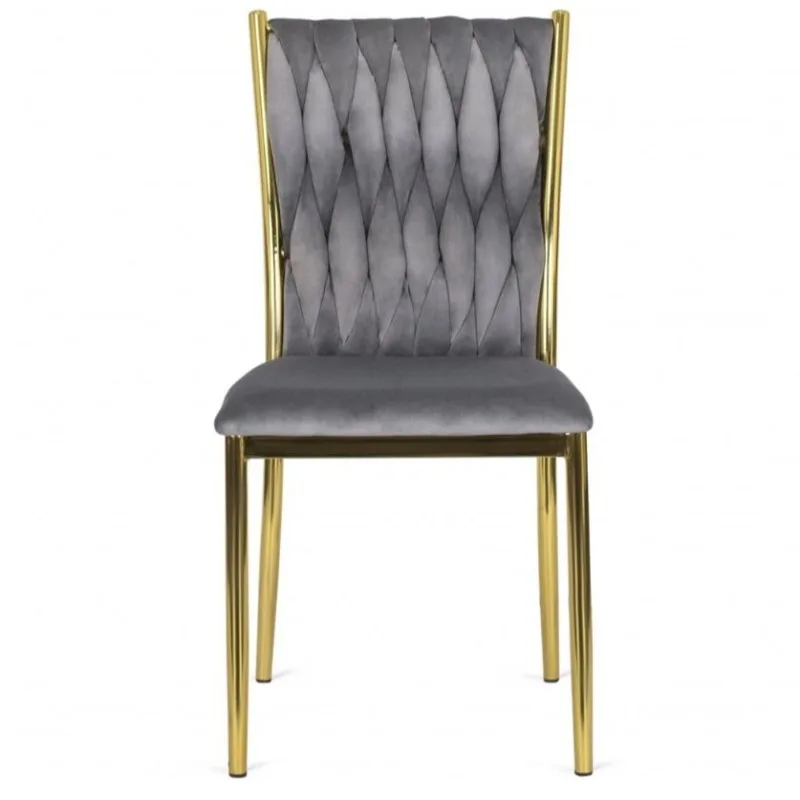 Dining chair accessible luxuryfashioncasual woven dining chair manicure chair popularcasual chair salon chair