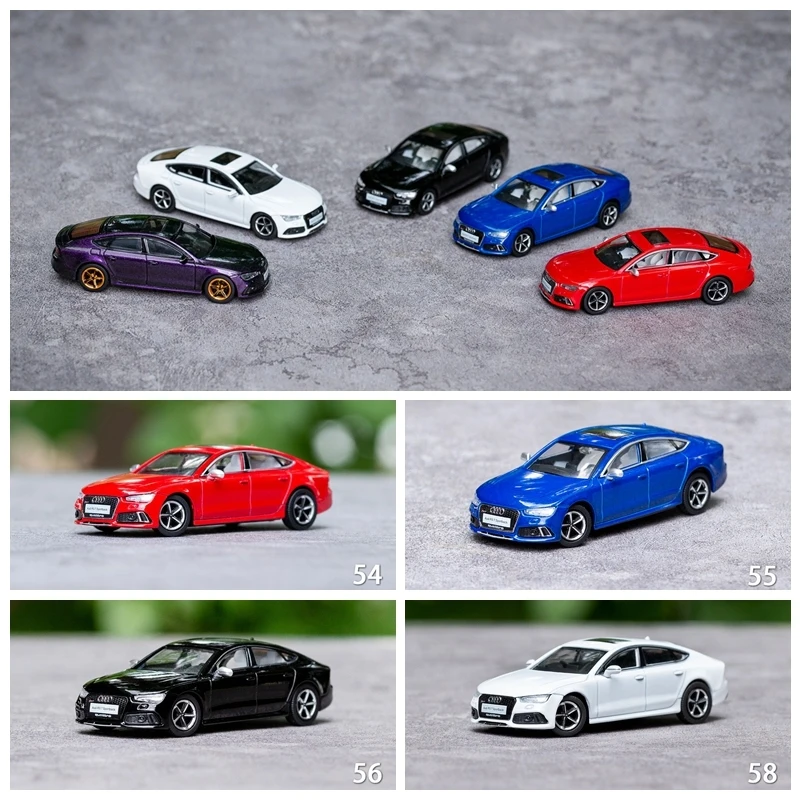 GCD 1:64 RS7 Sportback C7 Alloy Car Diecasts & Toy Vehicles Car Model Miniature Scale Model Car For Children