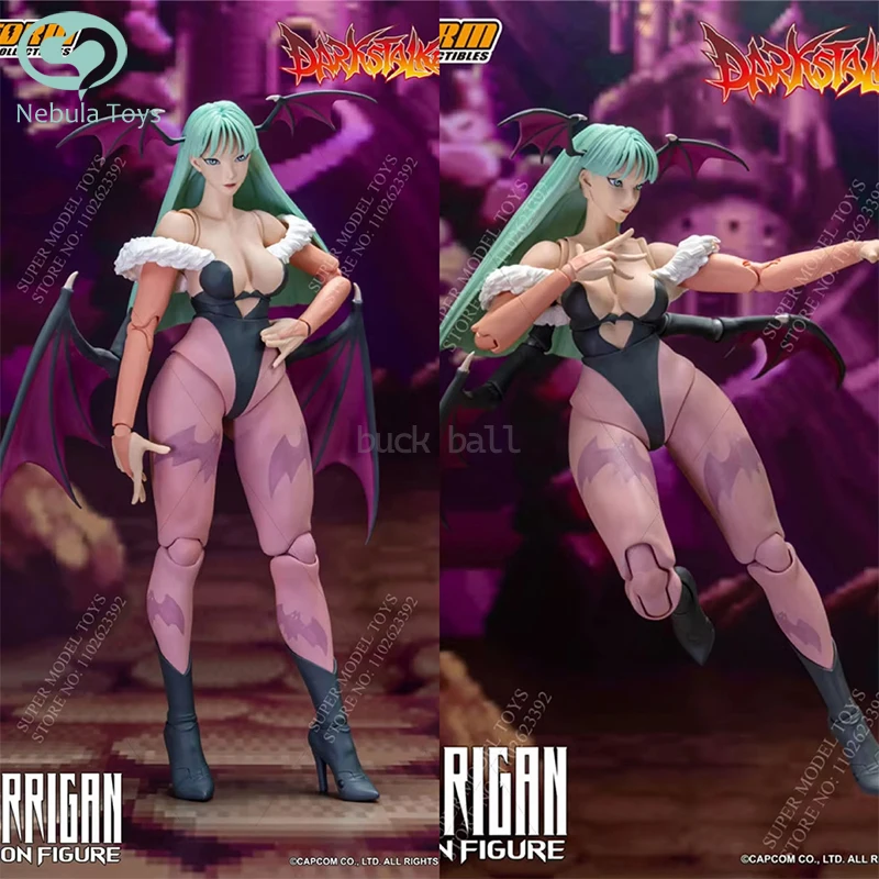 Storm Toys Vampire Figure Morrigan Aensland Anime Figure Stand Action Figurine Statue Models Doll Ornament Room Collection Toys