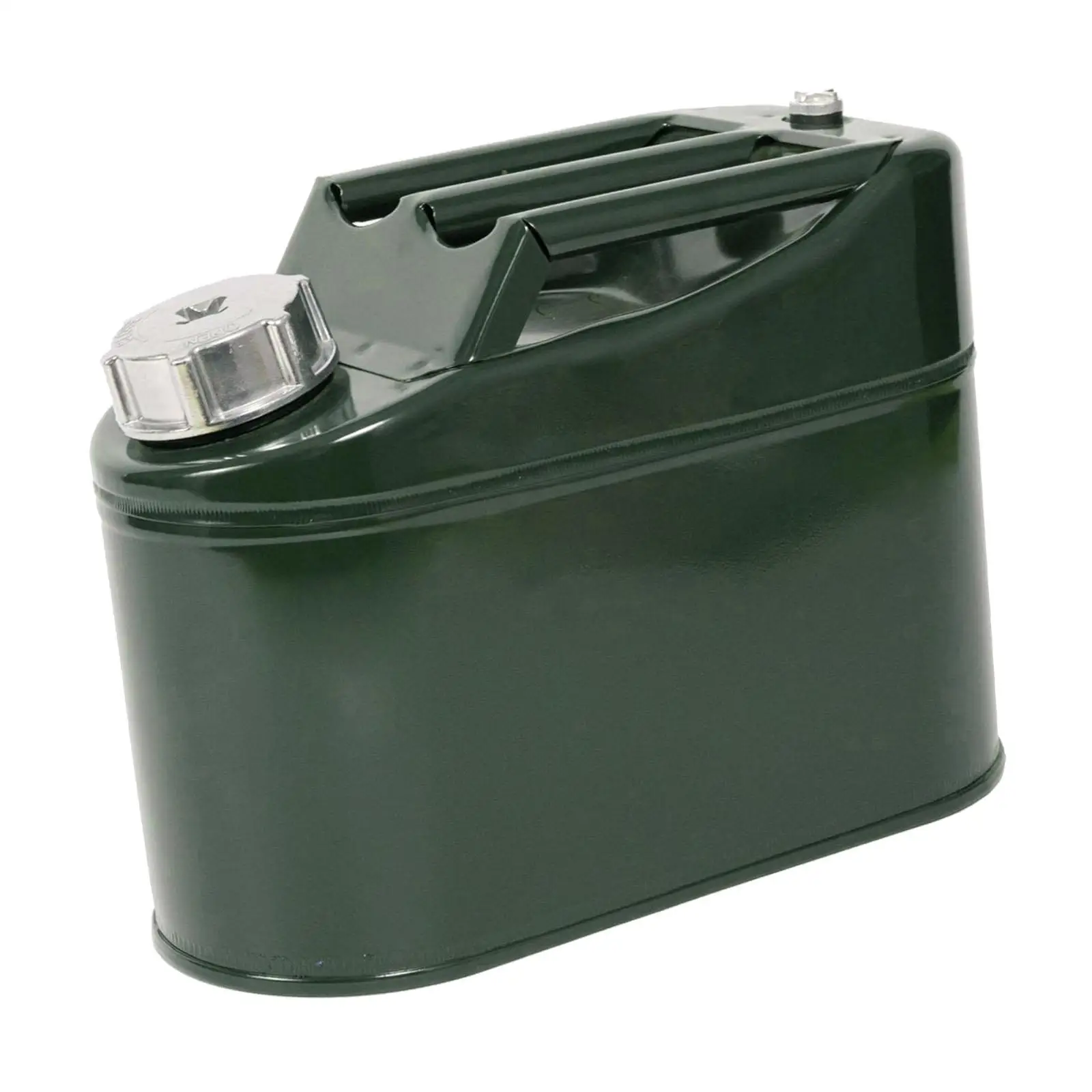 5 Liters Fuel Can Portable Petrol Tank Sturdy Green Multifunctional Practical for Suvs, Utvs, ATV 11x11x5inch Oil Storage Barrel