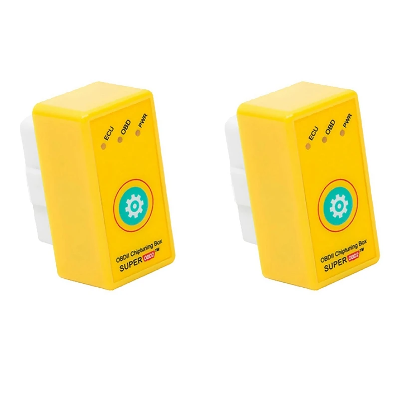 2X Super OBD2 Car Chip Tuning Box Plug And Drive More Power/More Torque As Nitro OBD2 Chip Tuning For Gasoline Vehicles