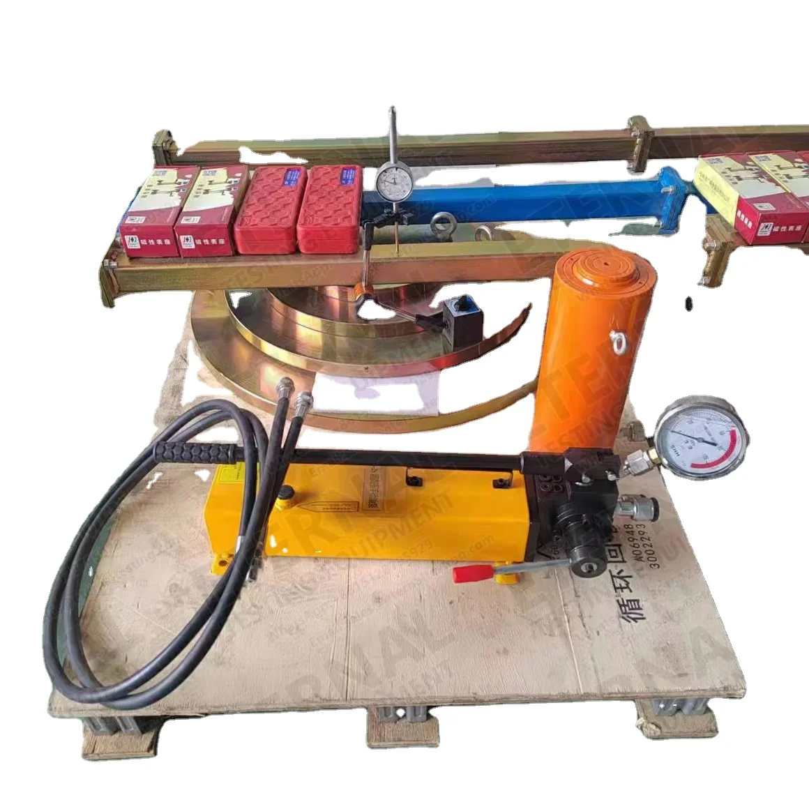 500kn Plate Bearing Load Test Apparatus Electronic Soil Testing Equipment for Compression Lab 1 Year Warranty ASTM Standard