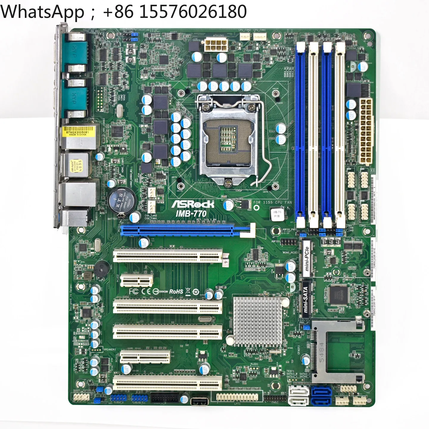 ASROCK IMB-770 desktop industrial computer main board LGA1155 interface DDR3 dual Gigabit