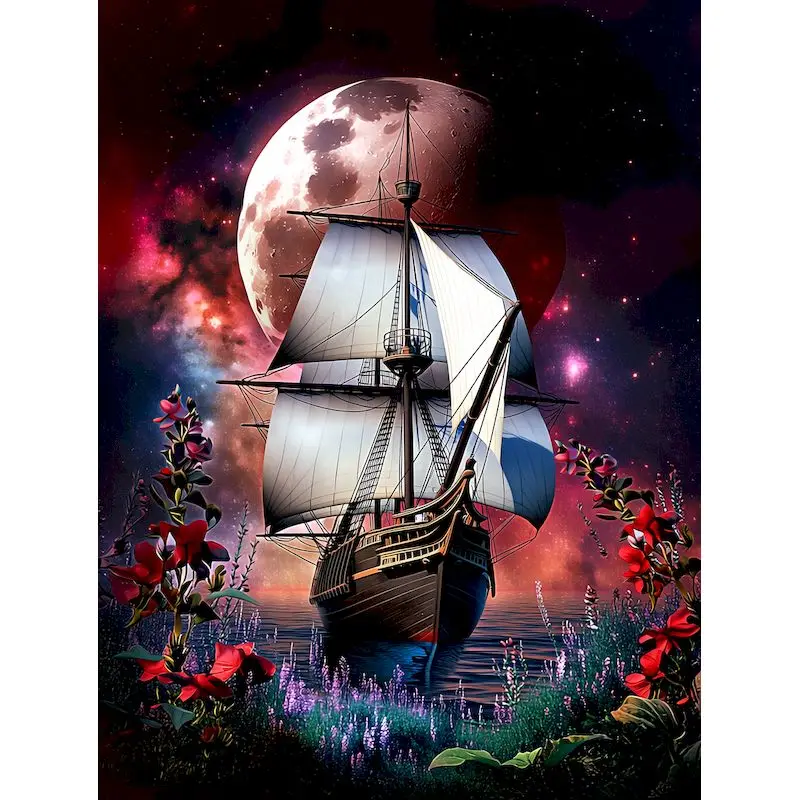 

GATYZTORYDIY Pictures By Number Kits Drawing On Canvas Painting By Numbers Scenery Hand Painted Paintings Gift Home Decor