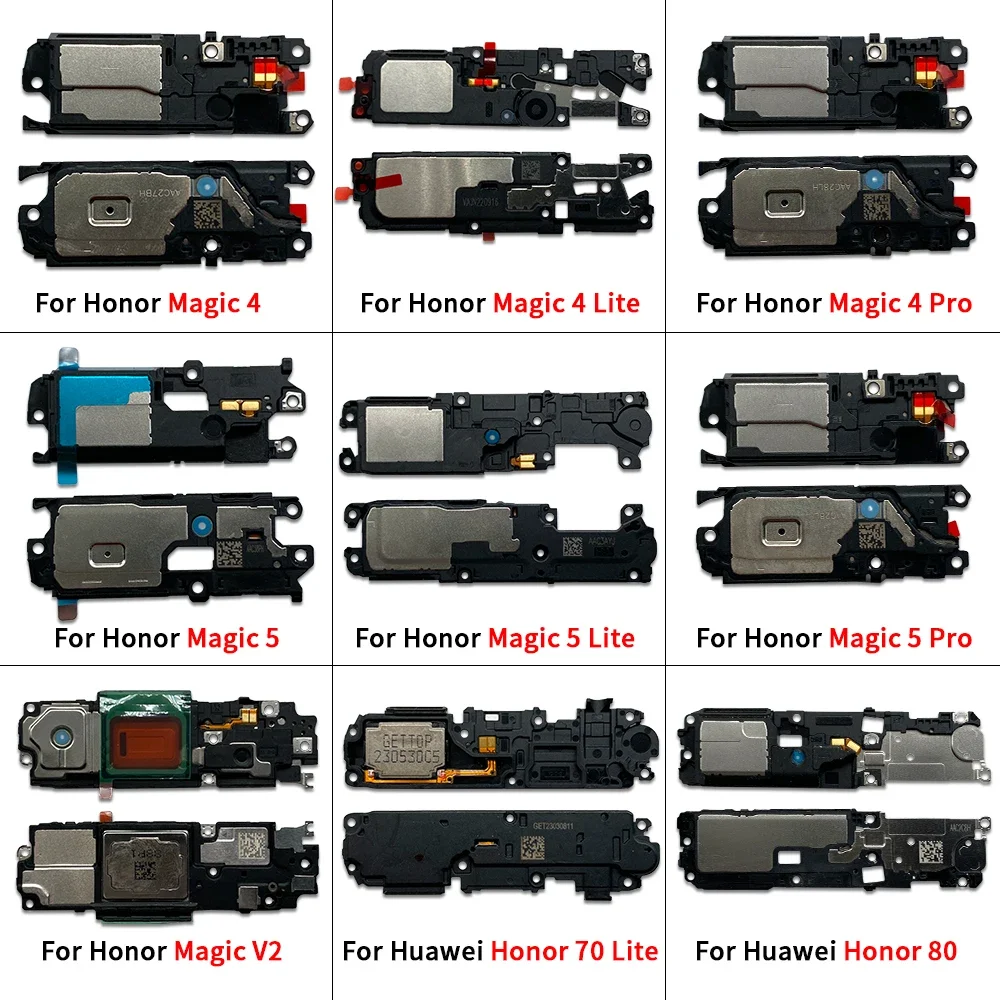 

10 pcs For Huawei Honor Magic 5 4 Lite Pro V2 Honor 70 Lite 80 Se 90 Pro Loud Speaker Buzzer Ringer Replacement Part