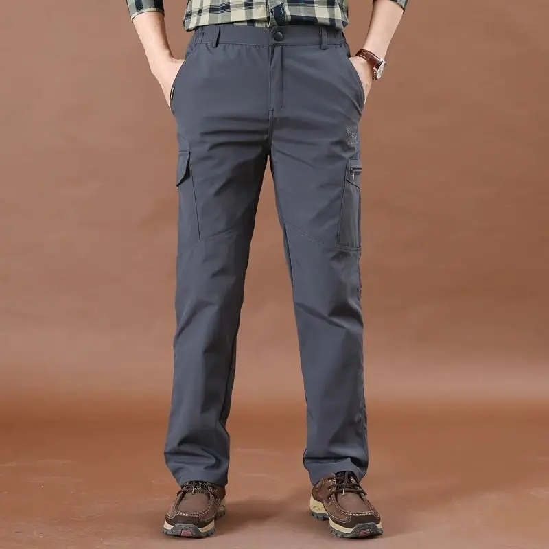 

Men's Quick Dry Waterproof Tactical Pants Lightweight Outdoor Hiking Fishing Trousers