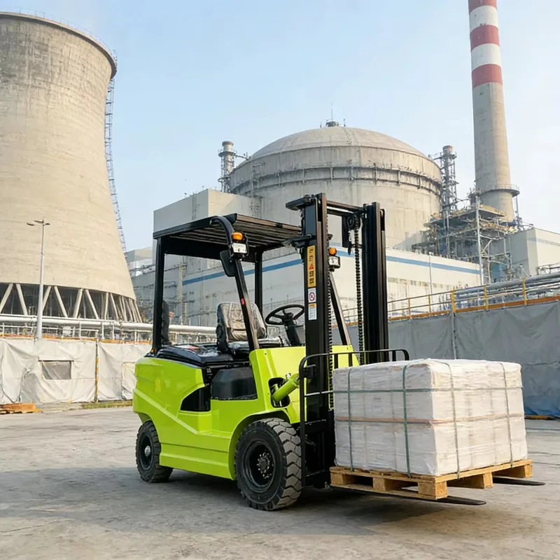 Customized Rapid-Charge 3 Ton Lithium Electric Forklift Two-Stage Mast 12 Months Warranty Non-Stop Multi-Shift