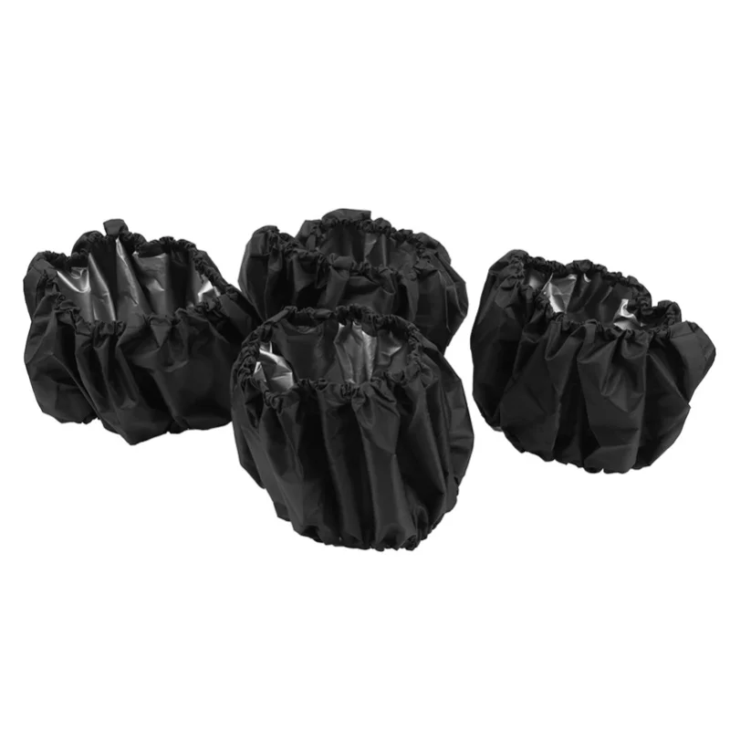 

Infant Stroller Wheel Dustproof Cover Oxford Fabric Pram Wheels Cover Pushchair AccessoryBlack S