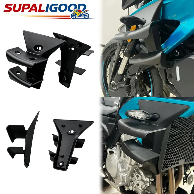 For CFMOTO 675NK 675 NK 2025 2026 1pair Fixed Wind Wing Motorcycle Wing Aerodynamic Fairing Accessories