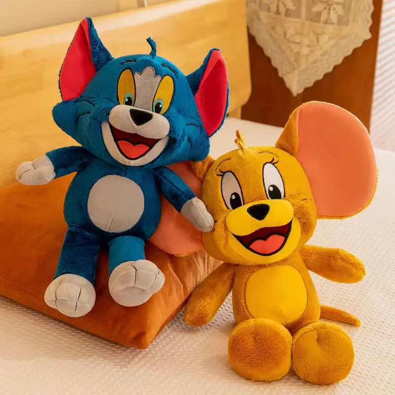 Neue 4 arten Anime Tom Und Jerry Plüsch Spielzeug Cartoon Film Figuren Katze Maus Nette Plüschtiere