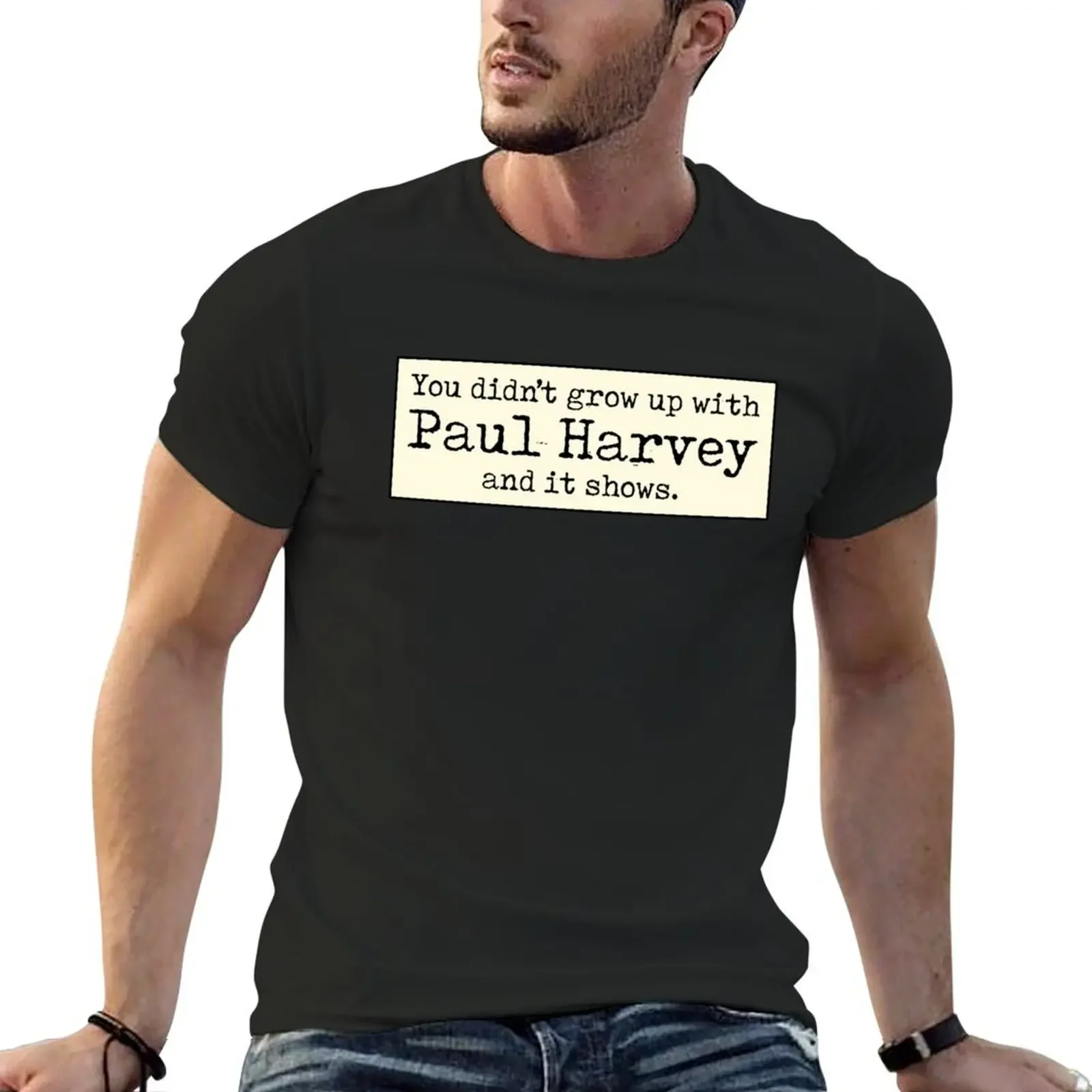 

Paul Harvey T-Shirt graphic shirts cute clothes oversized graphic tee summer clothes mens graphic t-shirts funny