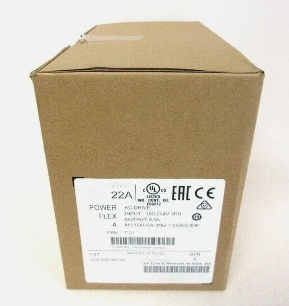 

Brand new 22A-B8P0N104 4 Frequency Converter 1.5 kW 22AB8P0N104 Fast delivery