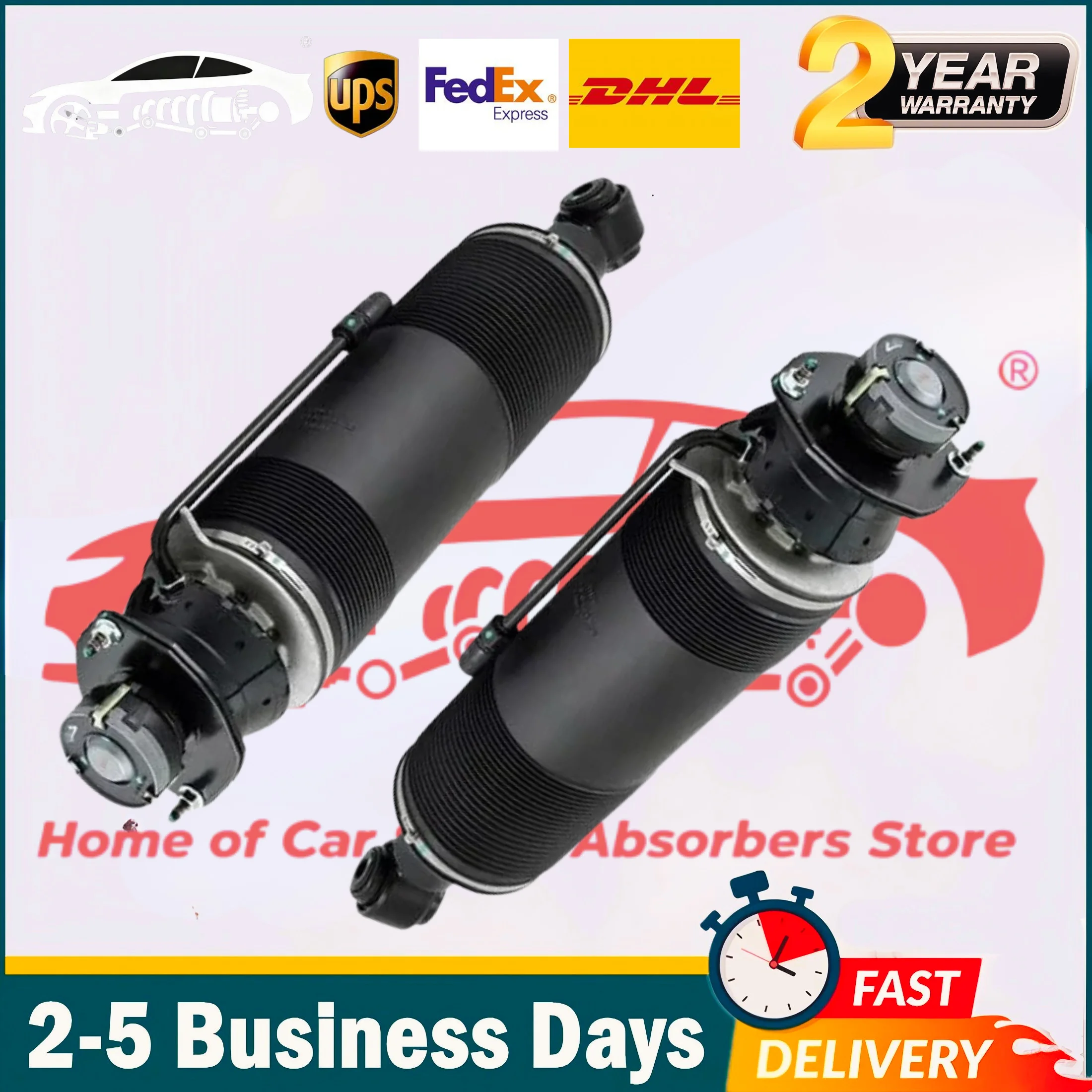 

Pair Rear ABC Hydraulic Shock Absorber Strut For Mercedes Benz SL-Class R230 SL300 SL350 SL500 SL600 SL550 SL63 65 AMG 2001-2012
